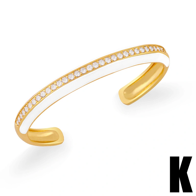 Hot selling jewelry niche design personality Bohemian color drop zircon bracelet bracelet female brd93