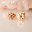  New small flower earrings for women, simple and versatile sunflower earrings, niche mini flower earrings wholesale
