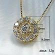 Korean Internet celebrity retro sweater chain hollow round zircon necklace fashion metal box chain clavicle chain