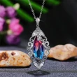 2022 Spring Festival new natural style gradient stone series jewelry necklace women's evening jewelry accessories