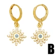 European and American new fashion retro devil eye earrings European and American personality vintage all-match earrings wholesale ert60