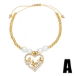 AS jewelry hot selling love peach heart pendant bracelet female gold-plated zircon pearl butterfly bracelet brd63