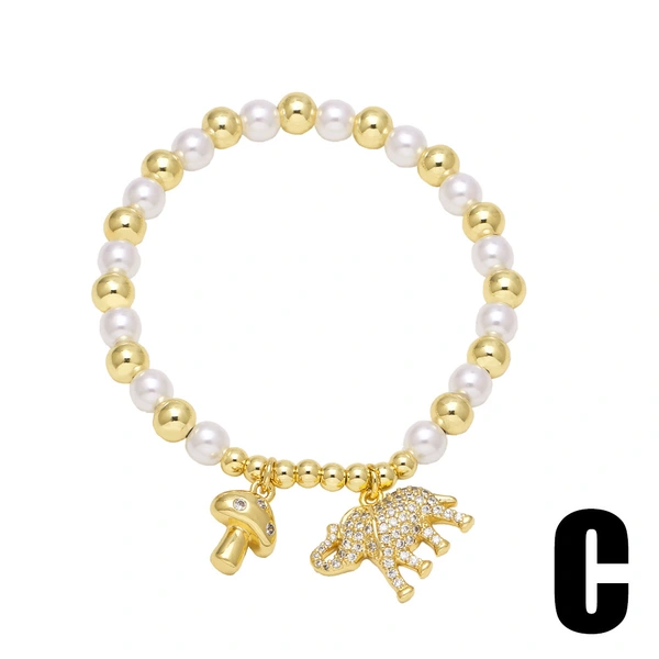 AS jewelry love fruit pendant bracelet female gold-plated grape cherry bracelet hand jewelry brc57