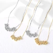 AS jewelry new English letter mom Mother's Day necklace clavicle chain female nkb109
