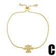 Clearance couple bracelet women European and American crown boy and girl inlaid zircon bracelet jewelry wholesale brd44