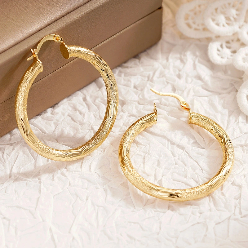 Hot selling ring jewelry wave pattern French temperament earrings Middle Eastern earrings