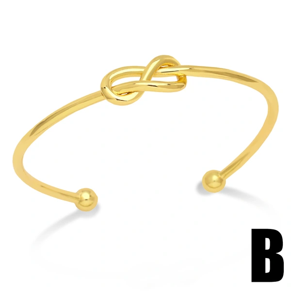 Clearance European and American jewelry niche design plain circle geometric irregular bracelet high-end bracelet brh97