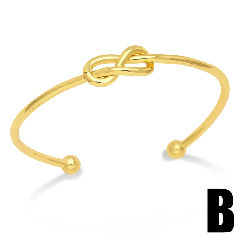 Clearance European and American jewelry niche design plain circle geometric irregular bracelet high-end bracelet brh97