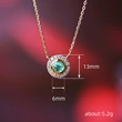  New style small fresh simple necklace fashion egg-shaped light luxury ladies pendant small summer round necklace