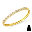 European and American personality exaggerated punk bracelet hip hop diamond snake bracelet female high-end light luxury jewelry brd18