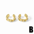 AS jewelry new double-layer ear bone clip 18k gold plated earrings ers08 earrings