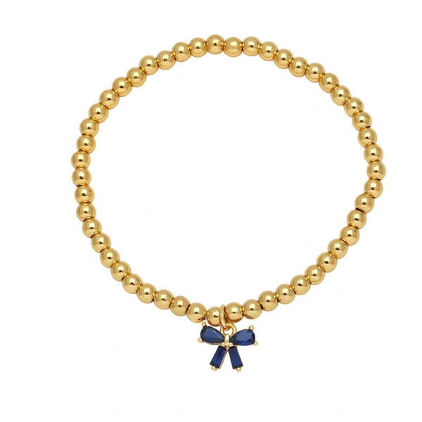 AS jewelry bracelet butterfly pendant bracelet gold-plated inlaid colored zircon bracelet brd81