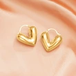 Manufacturers wholesale heart earrings heavy fashion exaggerated jewelry temperament network celebrity style popular style