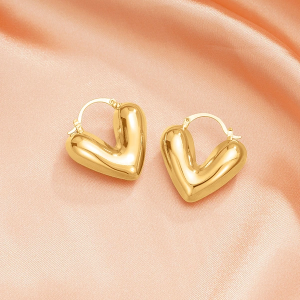Manufacturers wholesale heart earrings heavy fashion exaggerated jewelry temperament network celebrity style popular style