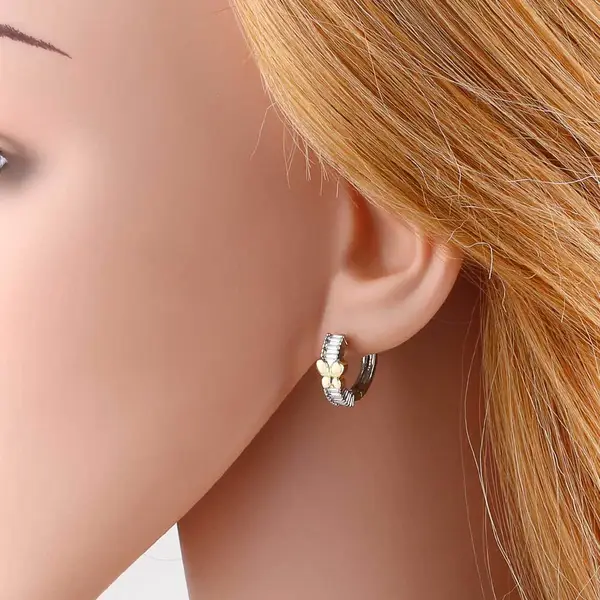 AS jewelry Europe and the United States hot selling simple high-end butterfly cross earrings earrings female erm65