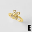 AS jewelry Europe and the United States hot selling full zircon fruit cherry ring copper plated real gold open ring female rir90