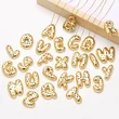 AS jewelry 26 English letters necklace gold-plated inlaid colored zircon clavicle chain nkb070