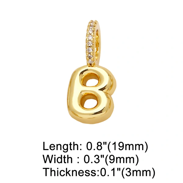 AS jewelry 26 letters pendant bracelet female gold-plated love hand jewelry bracelet brc19