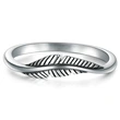  European and American simple leaf ring classic plain ring female daily matching fashion hot jewelry