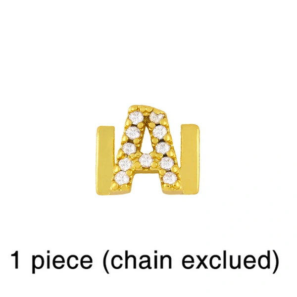 European and American 26 square brand English letter bracelet female bracelet cold style personality DIY diamond letter bracelet brc87