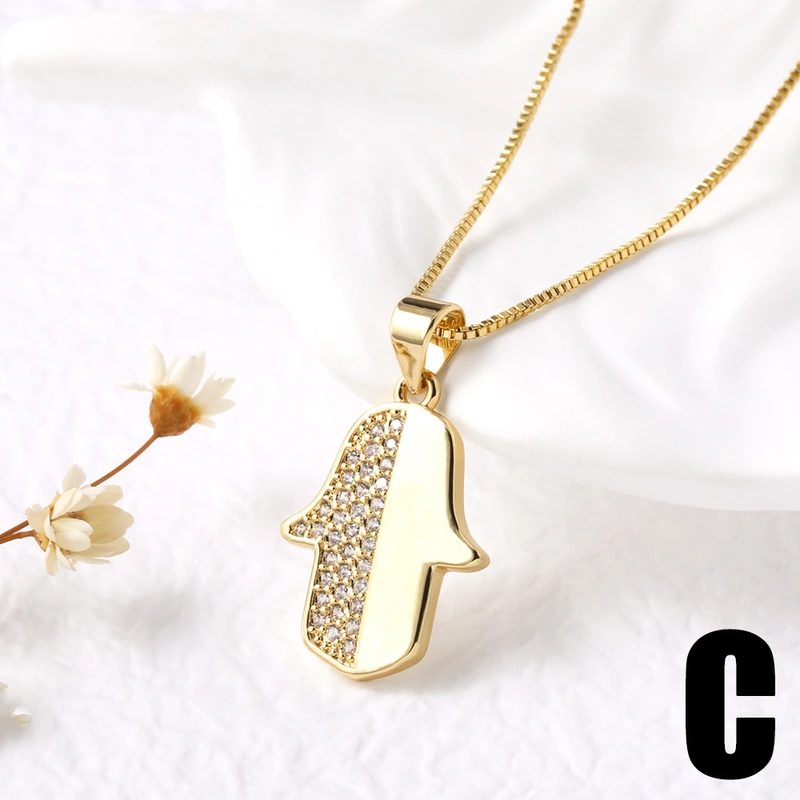 Clearance jewelry European and American love cross palm necklace clavicle necklace nkb719 necklace