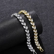 High-end commuter horse eye leaf bracelet for women exaggerated punk personality jewelry factory direct sales hot selling jewelry