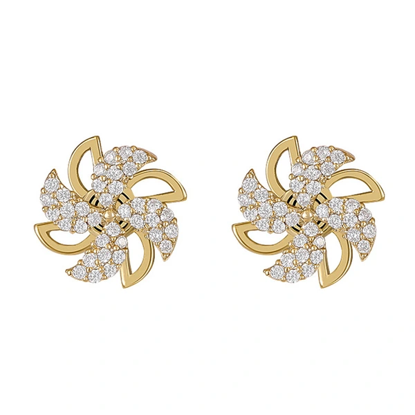 Same style windmill earrings for women, temperamental internet celebrity Korean style earrings, 2022 new trendy earrings