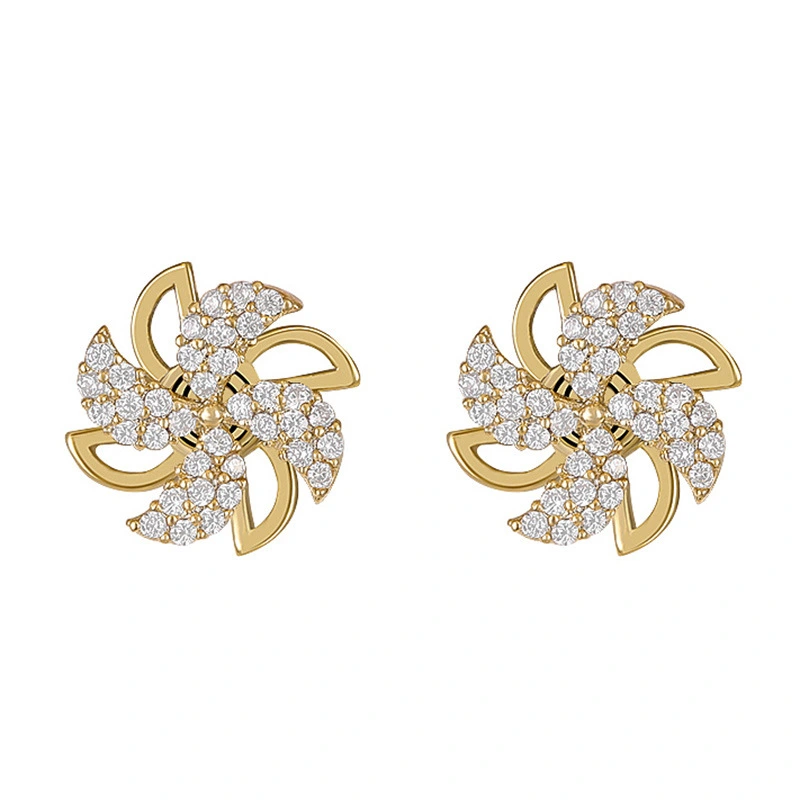 Same style windmill earrings for women, temperamental internet celebrity Korean style earrings, 2022 new trendy earrings