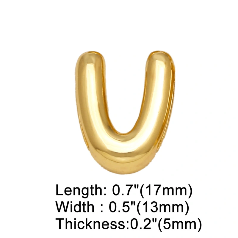 AS jewelry hot selling 26 English letters belt bracelet diy gold-plated hand jewelry female brg78