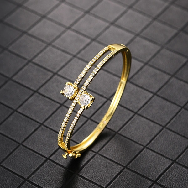 Exquisite live new bracelet women's multi-layer half circle design jewelry fashionable and elegant light luxury style chic style