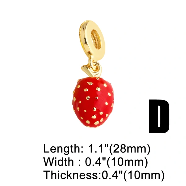 AS jewelry Europe and the United States hot selling fruit cherry eye pendant diy bracelet hand jewelry brn18 bracelet