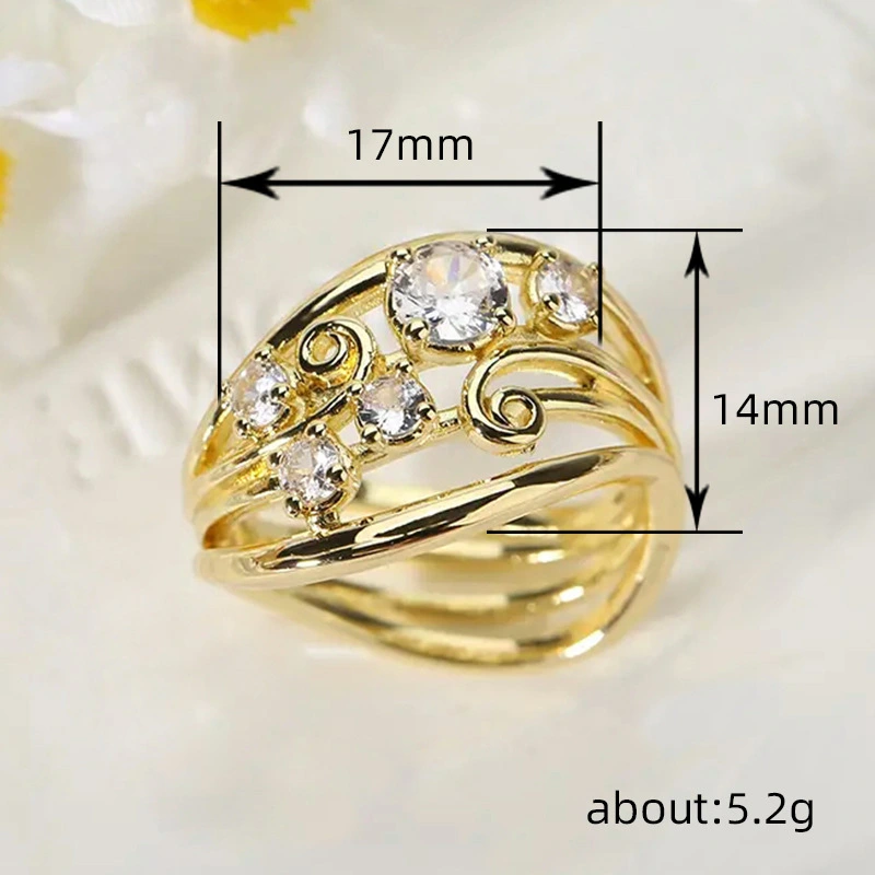  vintage medieval design ring French retro vine leaf ring hollow multi-layer index finger ring