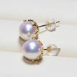 Classic minimalist imitation pearl earrings Japanese round retro Hepburn style earrings temperament princess style earrings