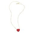 AS jewelry hot selling red heart shaped pendant necklace clavicle chain nkb216 necklace