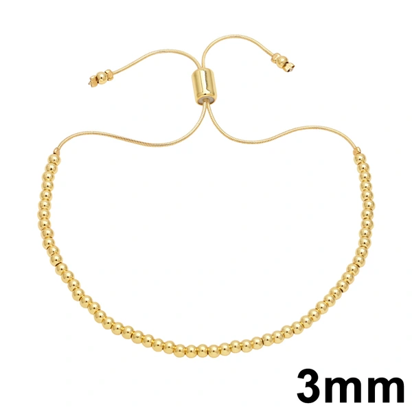 Hot style gold-plated beaded bracelet European and American simple personality creative bead jewelry bracelet accessories brm27