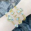 Clearance hot sale pearl bracelet creative inlaid zircon love bear hand jewelry bracelet female brm51