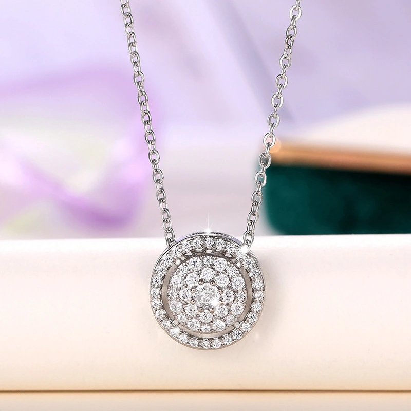 European and American new style baby's breath pendant necklace light luxury style niche all-match commuter clavicle chain jewelry wholesale