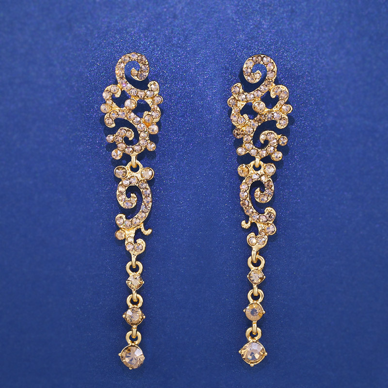 AS jewelry hot selling niche retro wedding earrings women's flower earrings earrings erh52