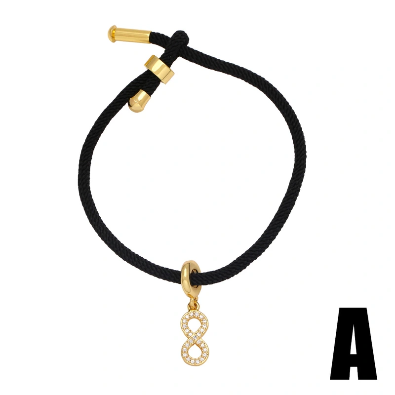 European and American full diamond bear pendant bracelet female personality versatile umbrella LOVE gold-plated hand jewelry bracelet brd41