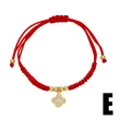 AS jewelry new hot style tree of life Our Lady pendant red hand rope adjustment hand jewelry bracelet female brm70