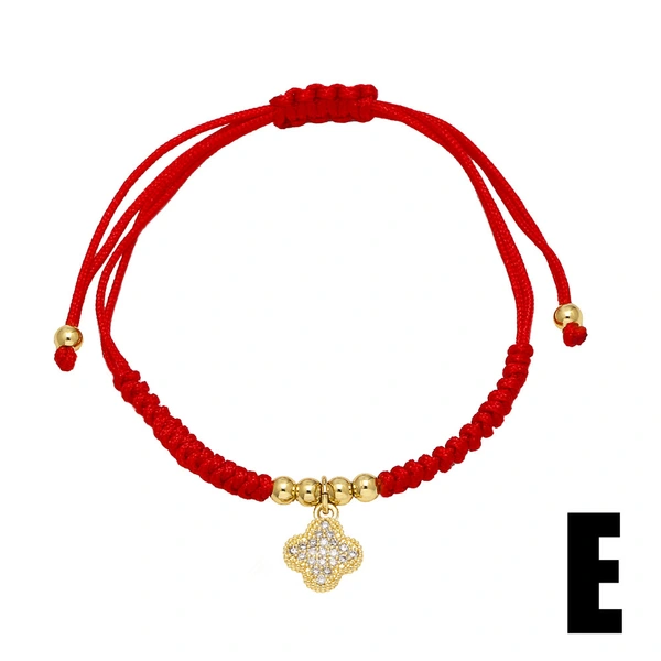AS jewelry new hot style tree of life Our Lady pendant red hand rope adjustment hand jewelry bracelet female brm70