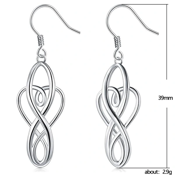   Hot-selling earrings, creative twisted geometric shapes, women's earrings, hot-selling earrings