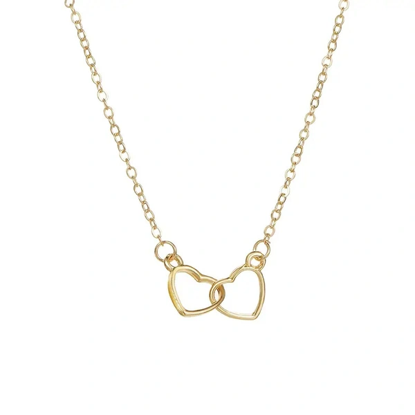  Korean hot selling European and American simple street style versatile necklace hollow heart pendant