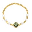 Clearance simple personality pearl bracelet women's European and American smiley face expression hand jewelry temperament Internet celebrity bracelet wholesale brg81