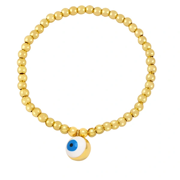 Clearance bracelet women's evil eye bracelet fashion beaded elastic bracelet evil eye brj43
