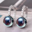 Fashionable and elegant high-end earrings, internet celebrity pearl earrings, female temperament, Hong Kong style, personality, trendy earrings