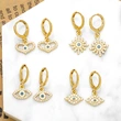 European and American new fashion retro devil eye earrings European and American personality vintage all-match earrings wholesale ert60