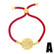 Clearance European and American sources simple evil devil eye bracelet palm red rope braided bracelet brd87