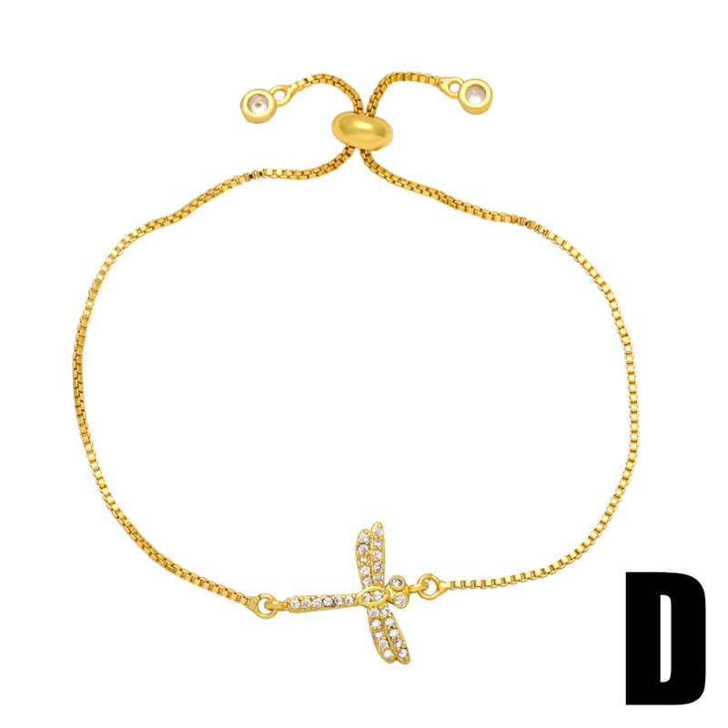 Clearance simple design dragonfly butterfly bracelet girls small fresh turtle kitten bracelet jewelry brj29