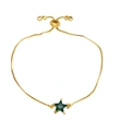 Star five-pointed star bracelet female European and American fashion simple diamond zircon star bracelet net celebrity hand jewelry brh76